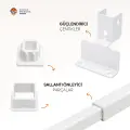 Pencere Güvenlik Bariyeri 1'li - Kahverengi