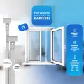 Pencere Güvenlik Bariyeri 1'li - Beyaz