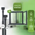 Pencere Güvenlik Bariyeri 2'li - Antrasit Gri