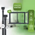 Pencere Güvenlik Bariyeri 3'lü - Antrasit Gri