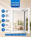 Pencere Güvenlik Bariyeri 4'lü - Beyaz