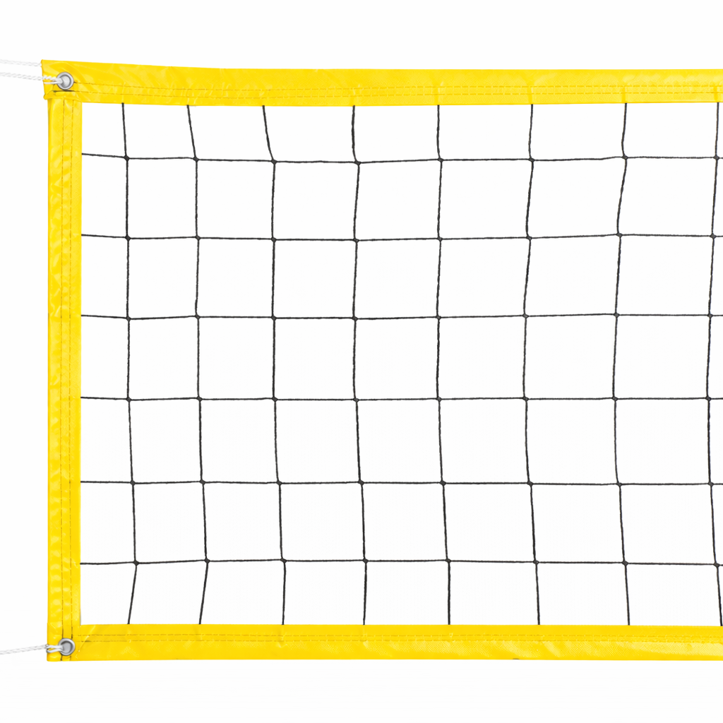Profesyonel Beach Voleybol Filesi - Sarı 3mm-Polyamid 950 cm x 100 cm